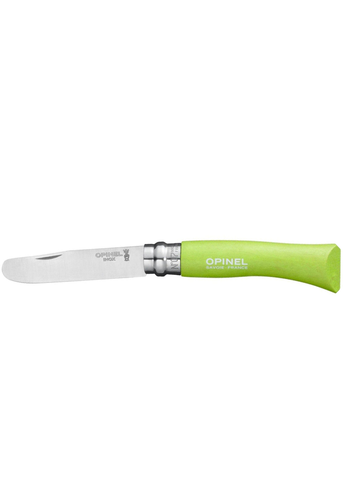 Opinel Junior N°07 My First Opinel Round Ended Knife Green
