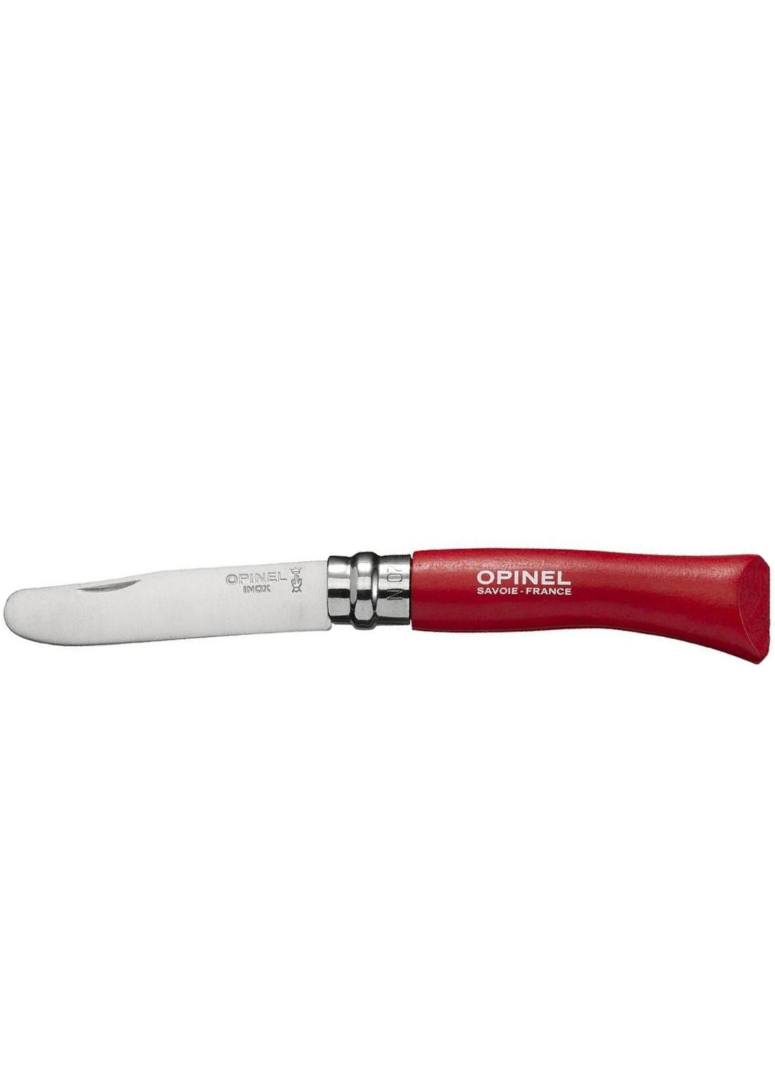 Opinel Junior N°07 My First Opinel Round Ended Knife Red