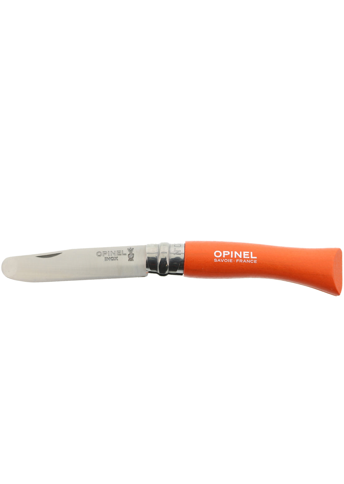 Opinel Junior N°07 My First Opinel Round Ended Knife Tangerine