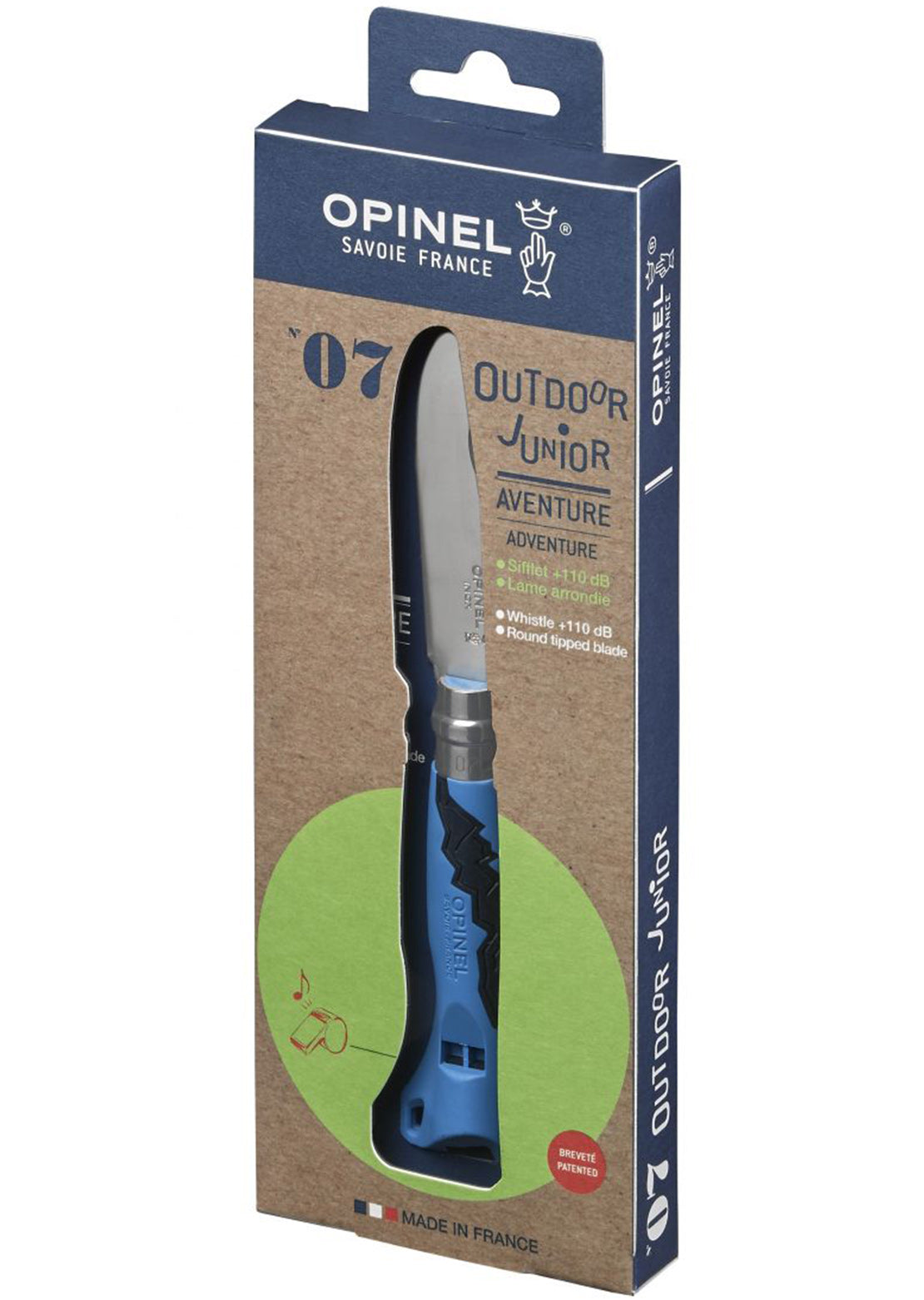 Opinel Junior N°07 Outdoor Round Ended Knife Blue