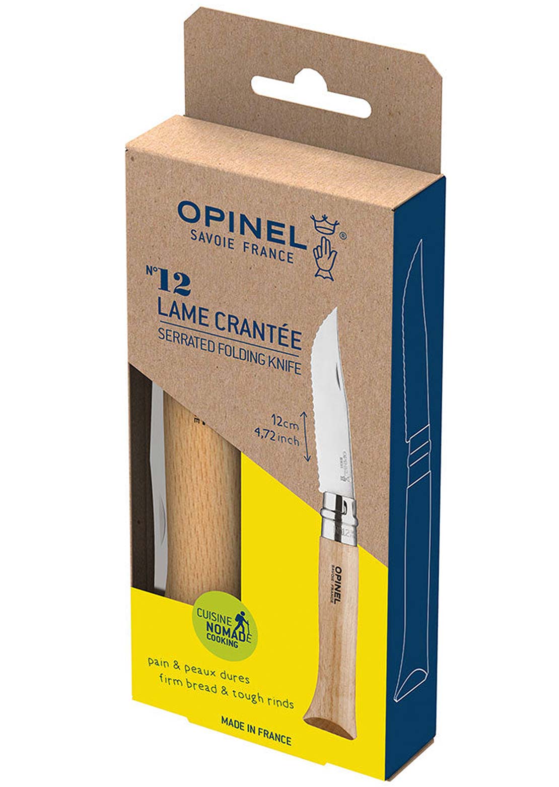 Opinel No12 Serrated Knife