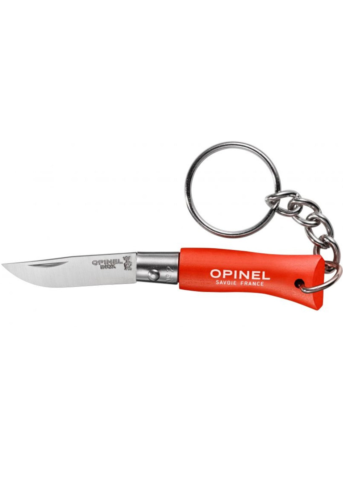 Opinel Tradition Colorama Stainless Steel N°02 Keychain Orange