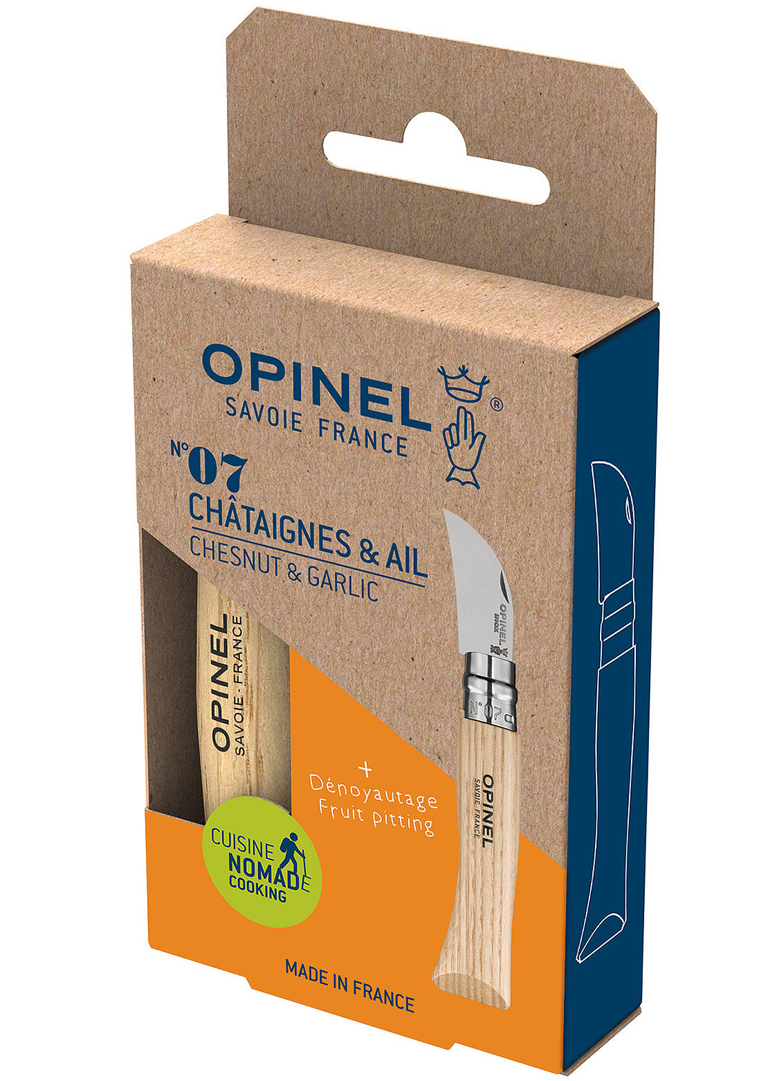 Opinel Tradition N°07 Chestnut Knife Chestnut 