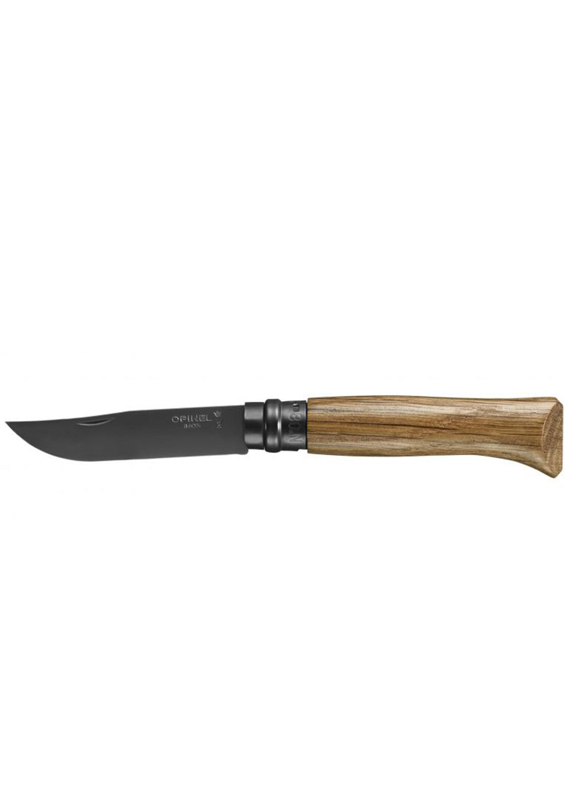 Opinel Tradition N°08 Luxury Black Oak Black Stainless Steel Knife Black Oak