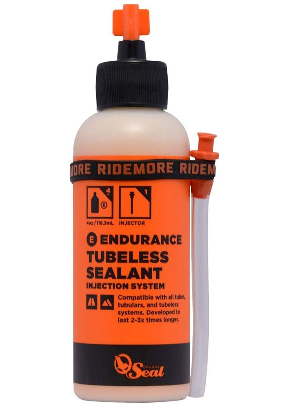 Orange Seal Tire Sealant Endurance w/ Injection System - 8oz