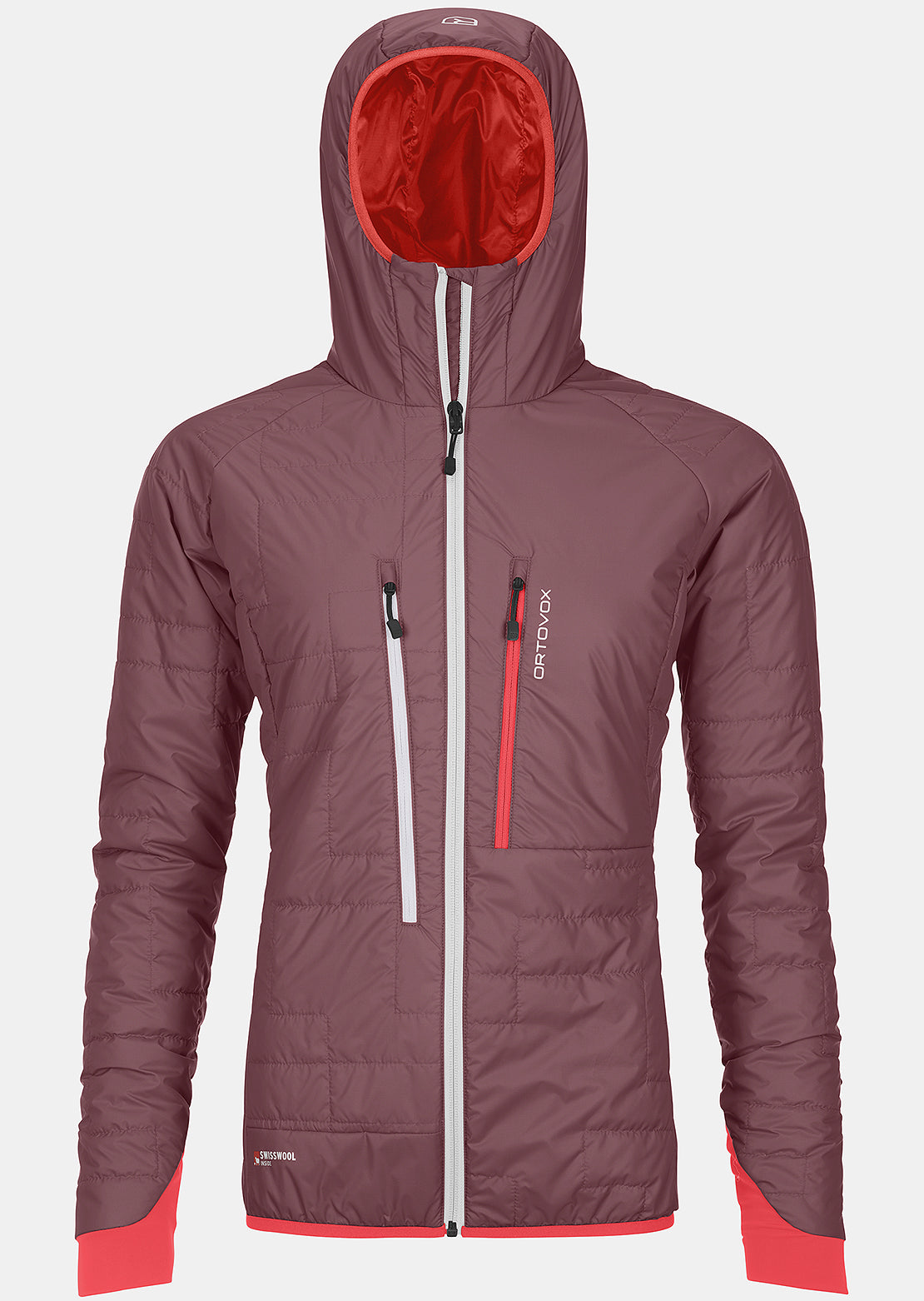 Ortovox Women&#39;s Swisswool Piz Boè Jacket Mountain Rose