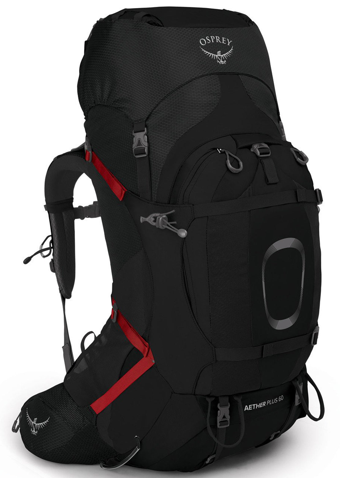 Osprey Men&#39;s Aether Plus 60 Backpack Black