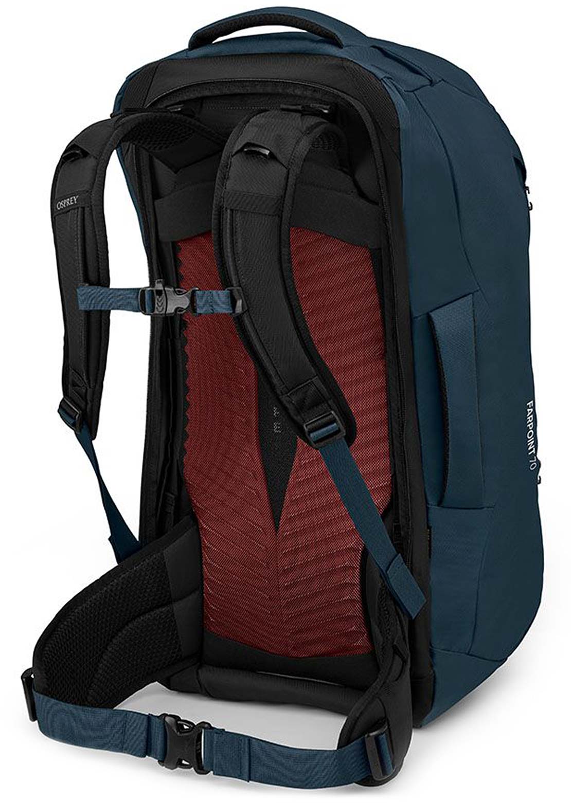 Osprey Men's Farpoint 70L Travel Pack Muted Space Blue