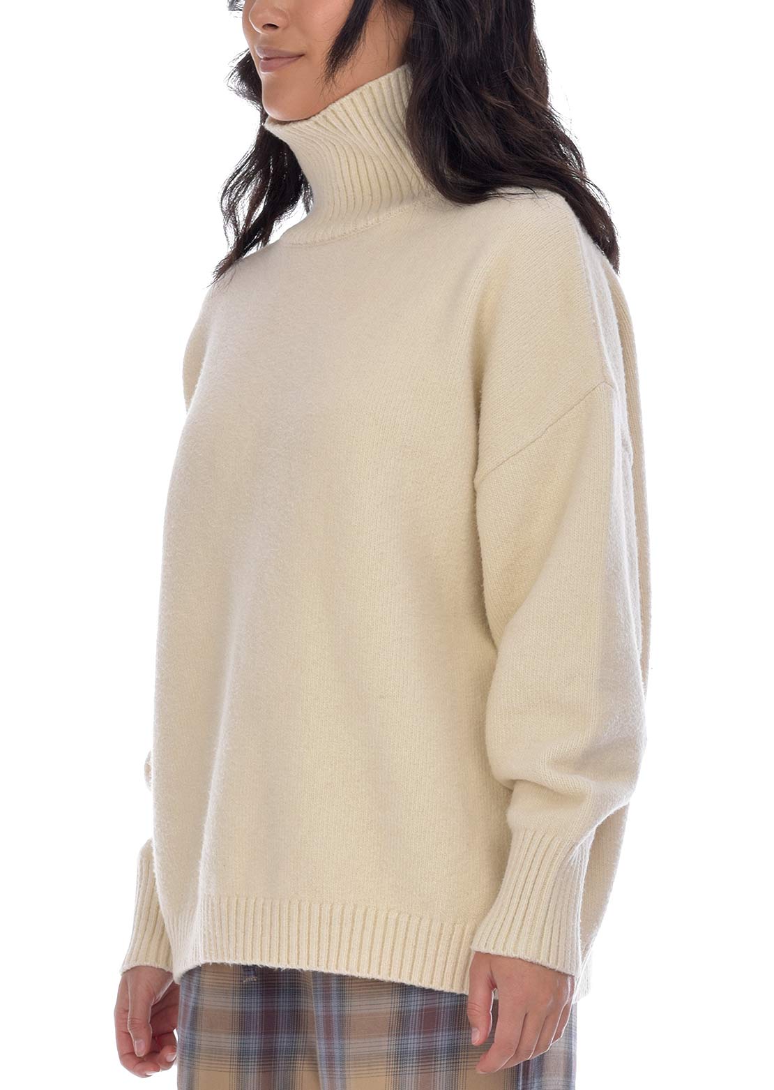 Paper Label Women&#39;s Lottie Cozy Sweater Oat Milk Mix