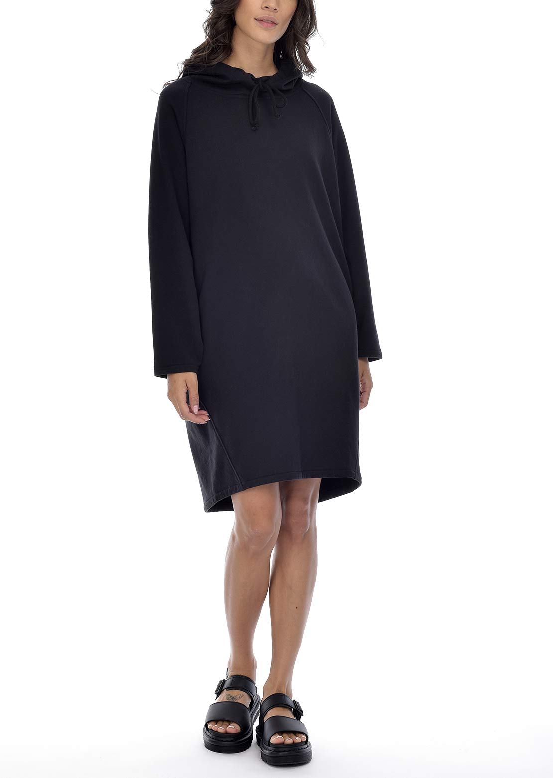 Paper Label Women&#39;s Monroe Hoodie Dress Black