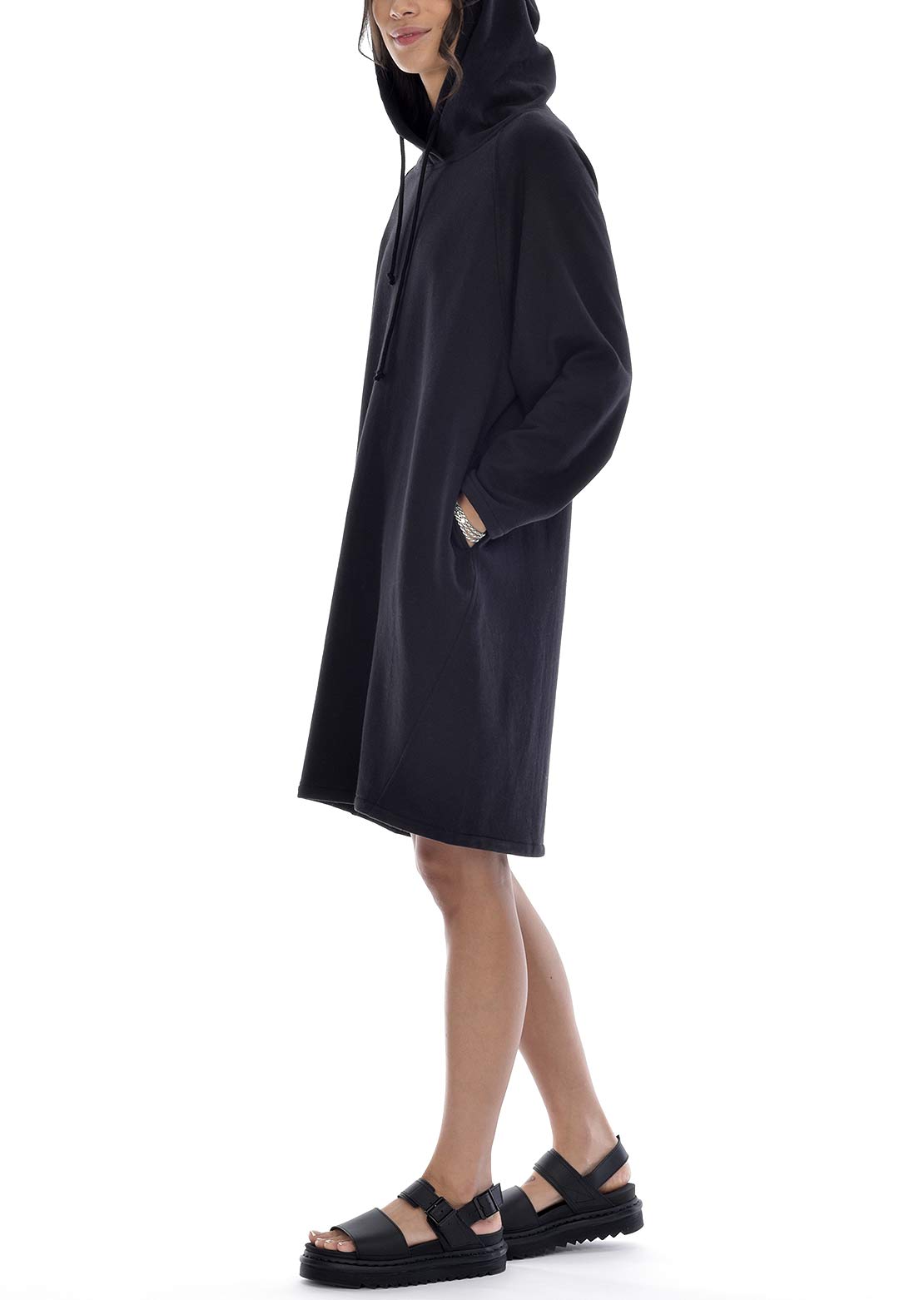 Paper Label Women&#39;s Monroe Hoodie Dress Black