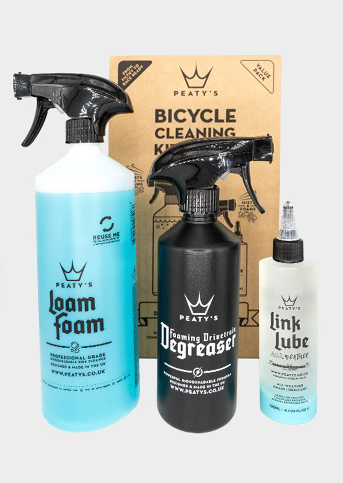 Peatys Clean Degrease &amp; Lube Starter Pack