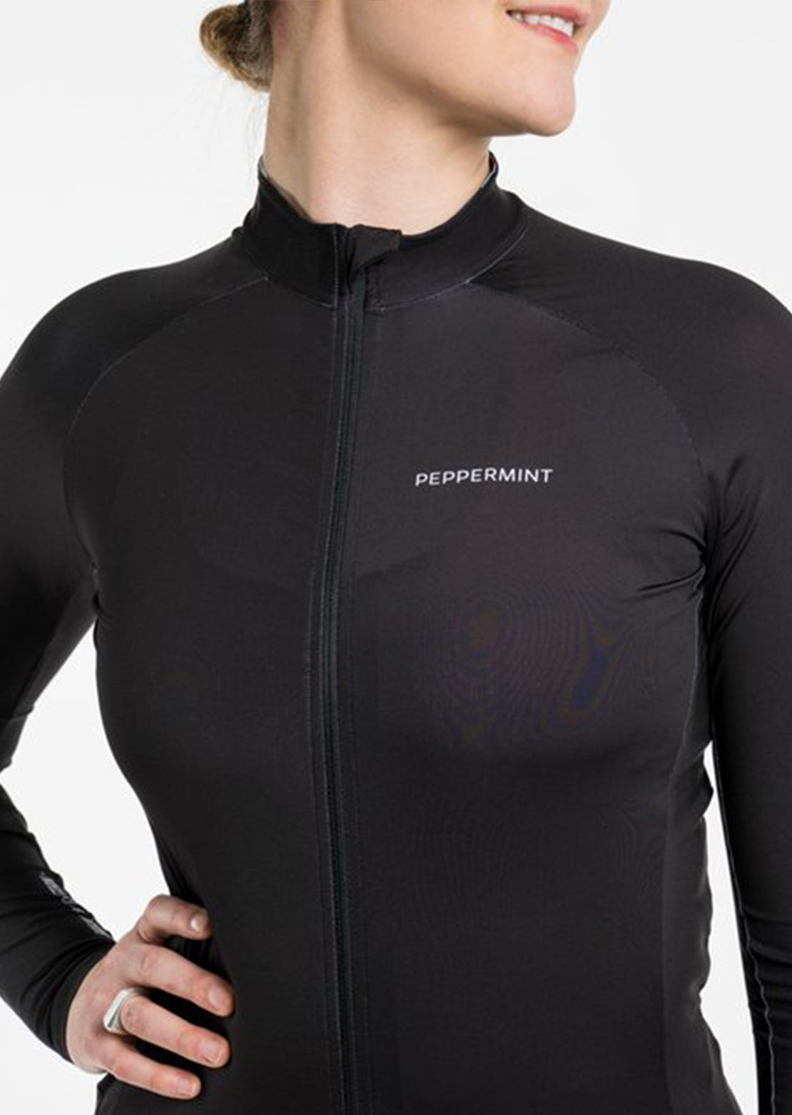 Peppermint Women&#39;s Longsleeve Jersey Black