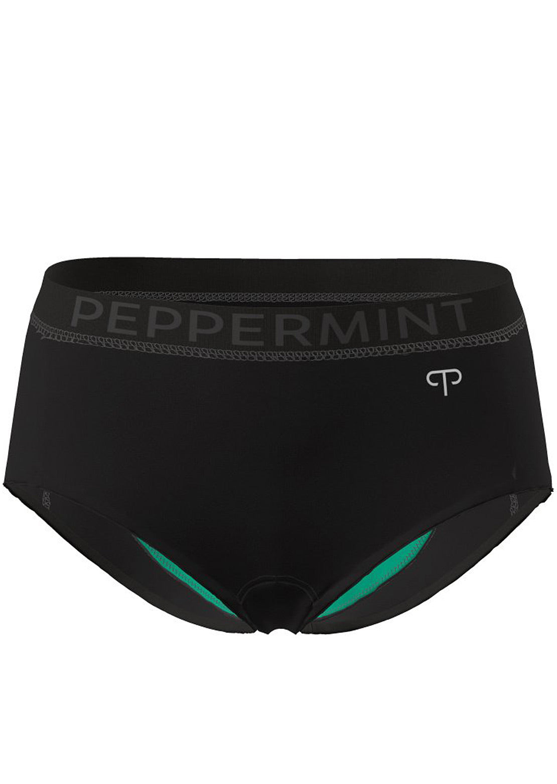 Peppermint Women&#39;s Mountain Bike Padded Underwear Black