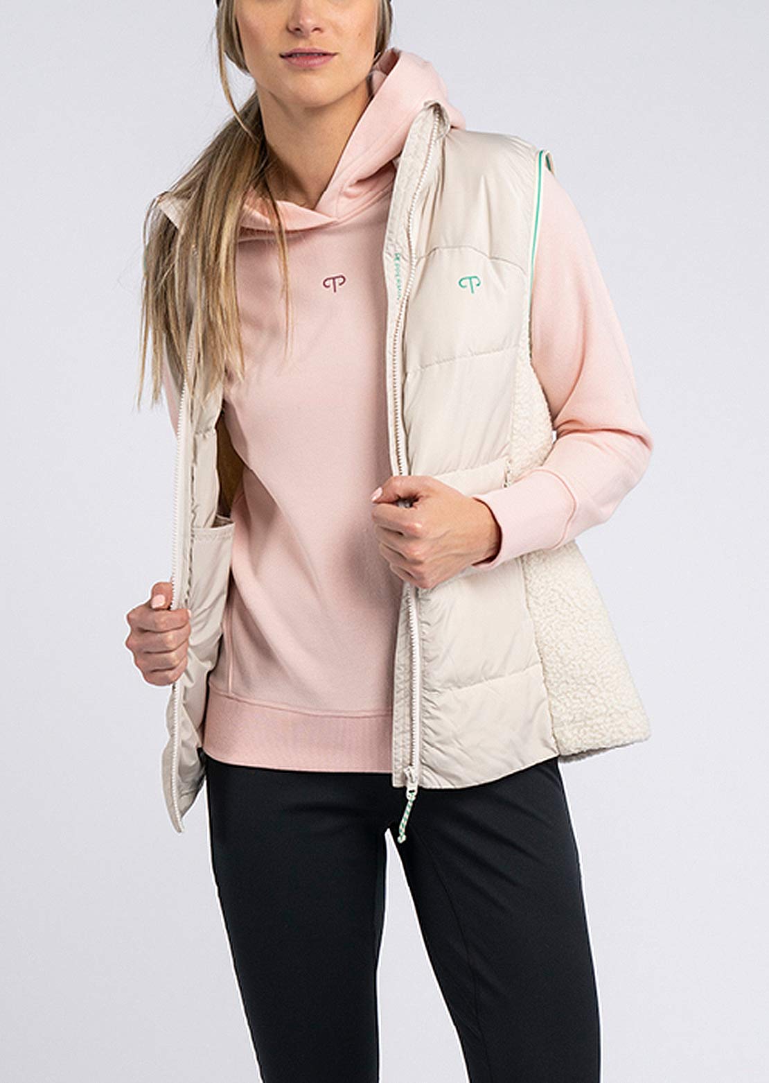 Peppermint Women&#39;s Sherpa Hybrid Vest Igloo