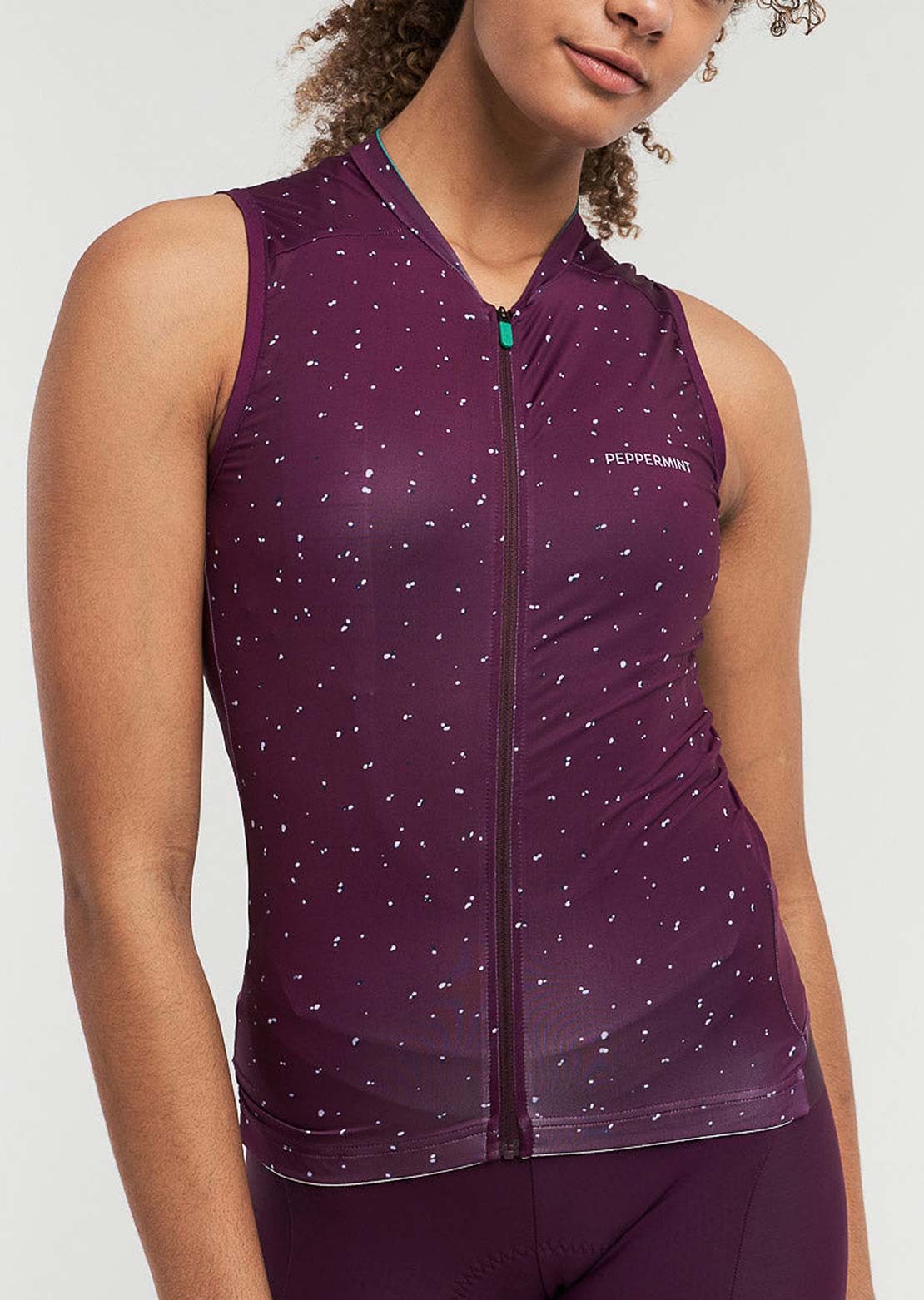 Peppermint Women&#39;s Sleeveless Jersey Spirit Burgundy