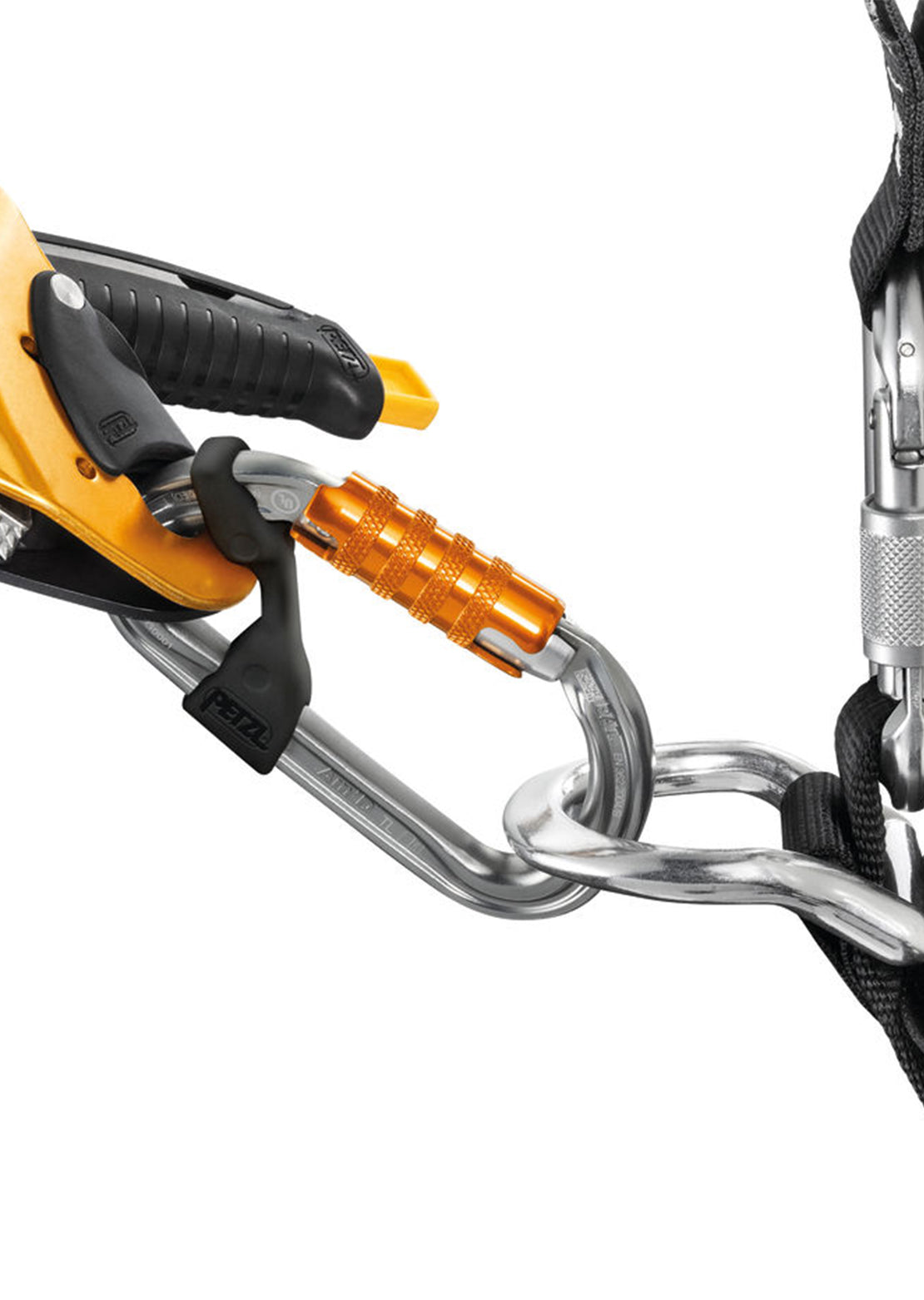 Petzl Am&#39;D Triact-Lock Carabiner Gray