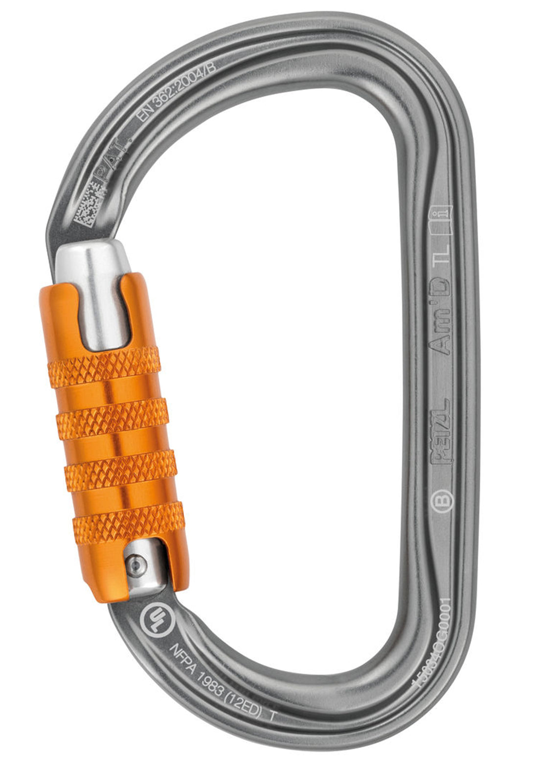 Petzl Am&#39;D Triact-Lock Carabiner Gray