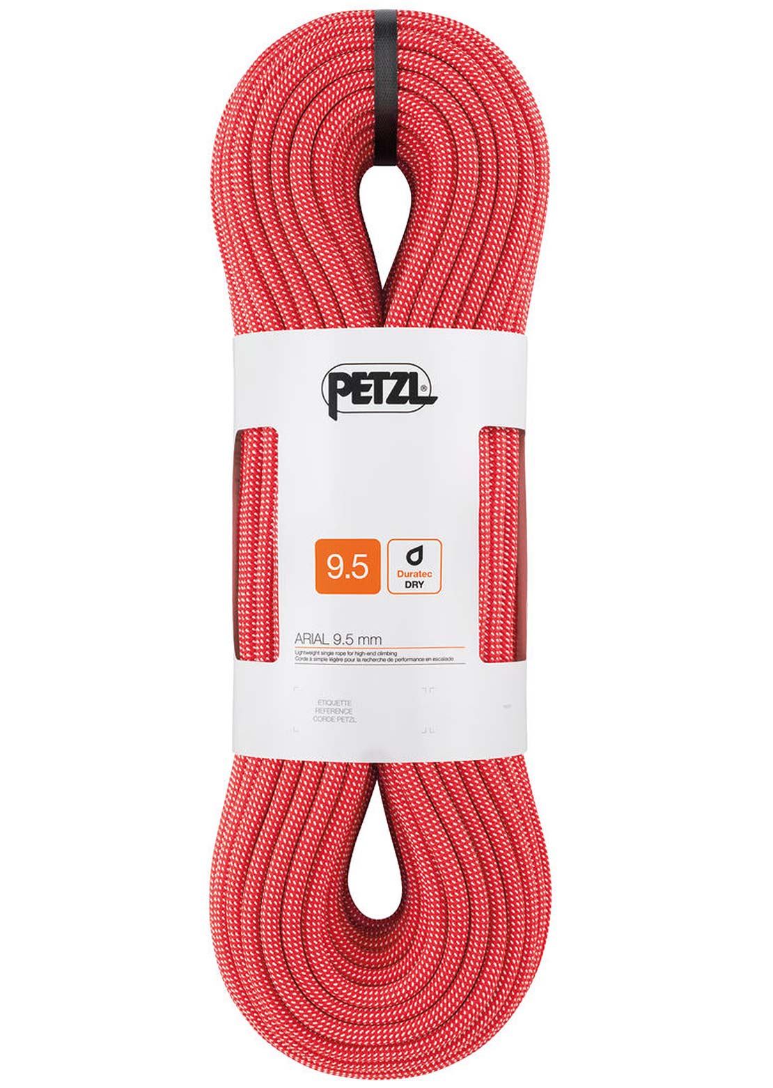 Petzl Arial 9.5mm Climbing Rope - 70m Red