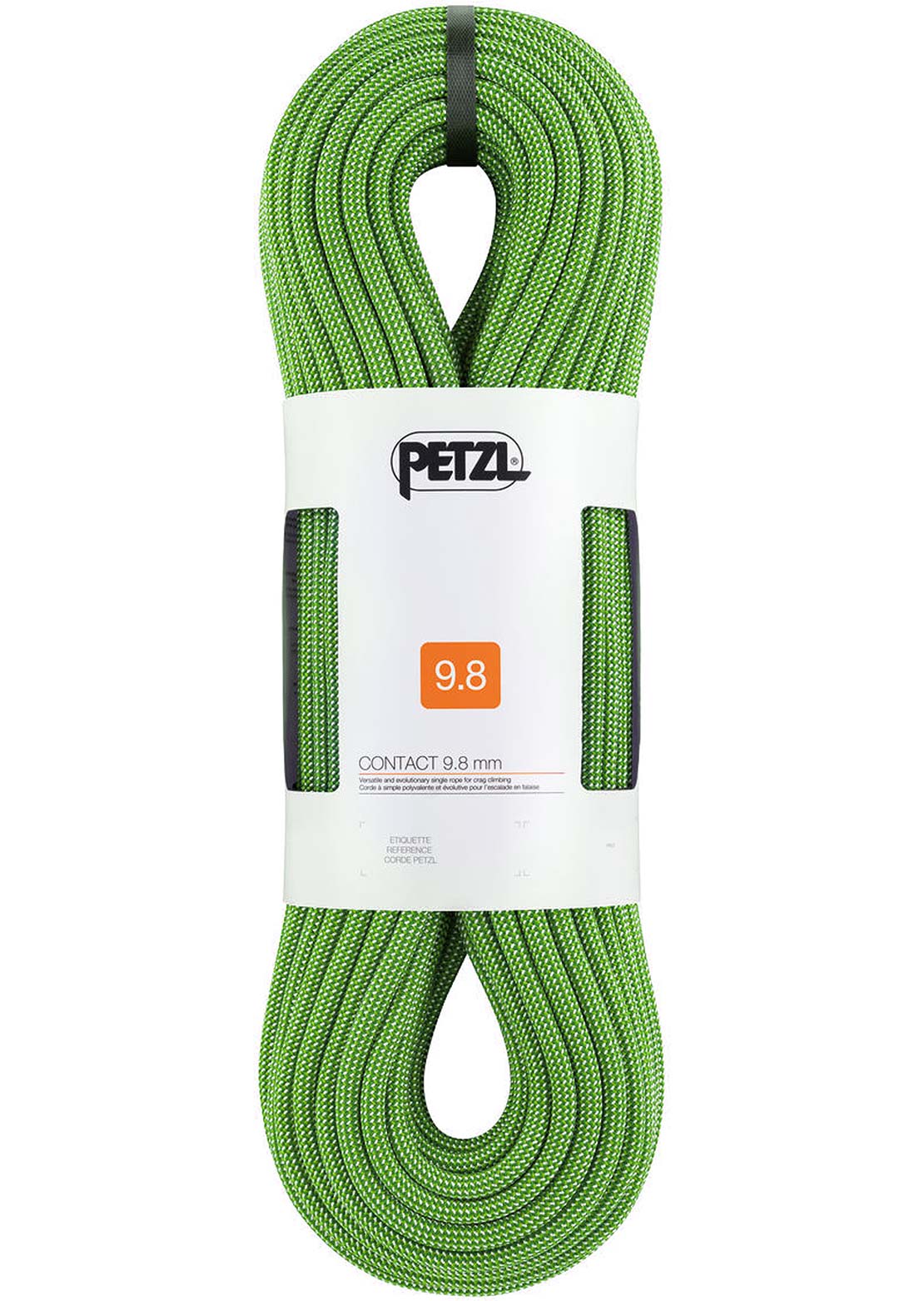 Petzl Contact 9.8mm Climbing Rope - 70m Green