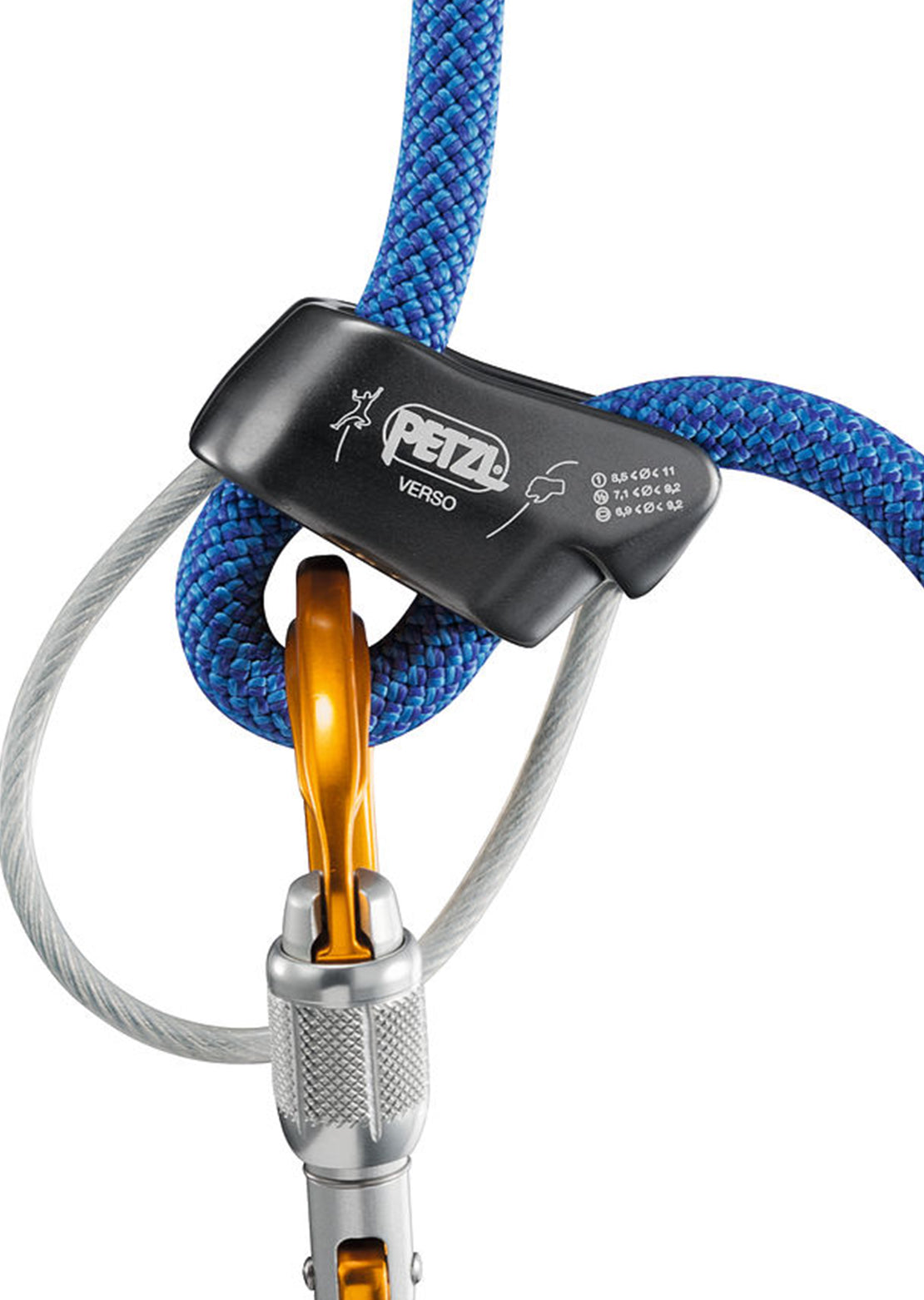Petzl Verso Belay Device Green