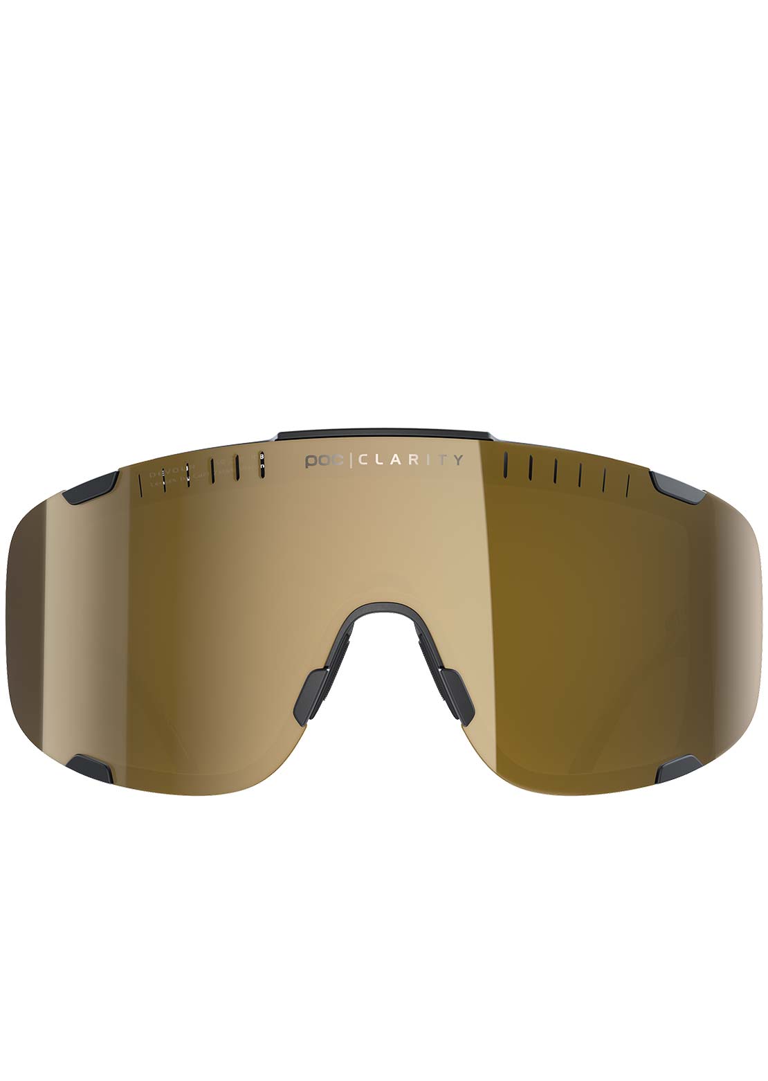 POC Devour Bike Sunglasses Uranium Black/Clarity Road Gold
