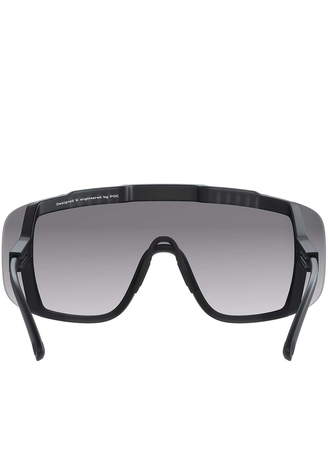 POC Devour Bike Sunglasses Uranium Black/Translucent Grey/Deep Green Mirror
