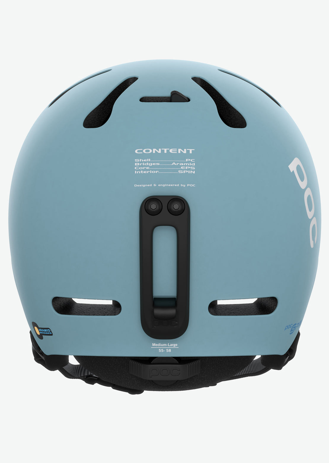POC Fornix Spin Winter Helmet Crystal Blue