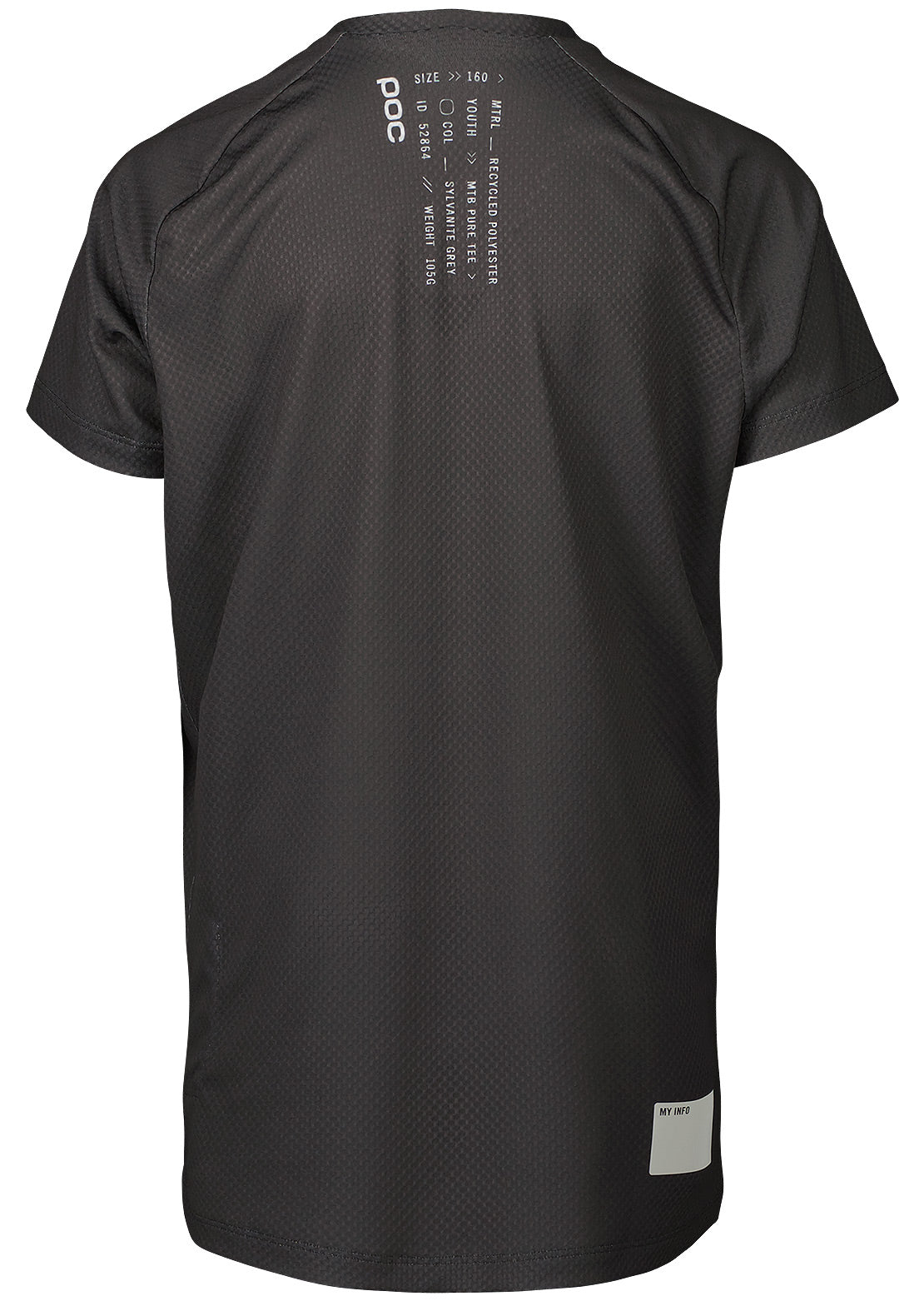 POC Junior Essential MTB T-Shirt Sylvanite Grey