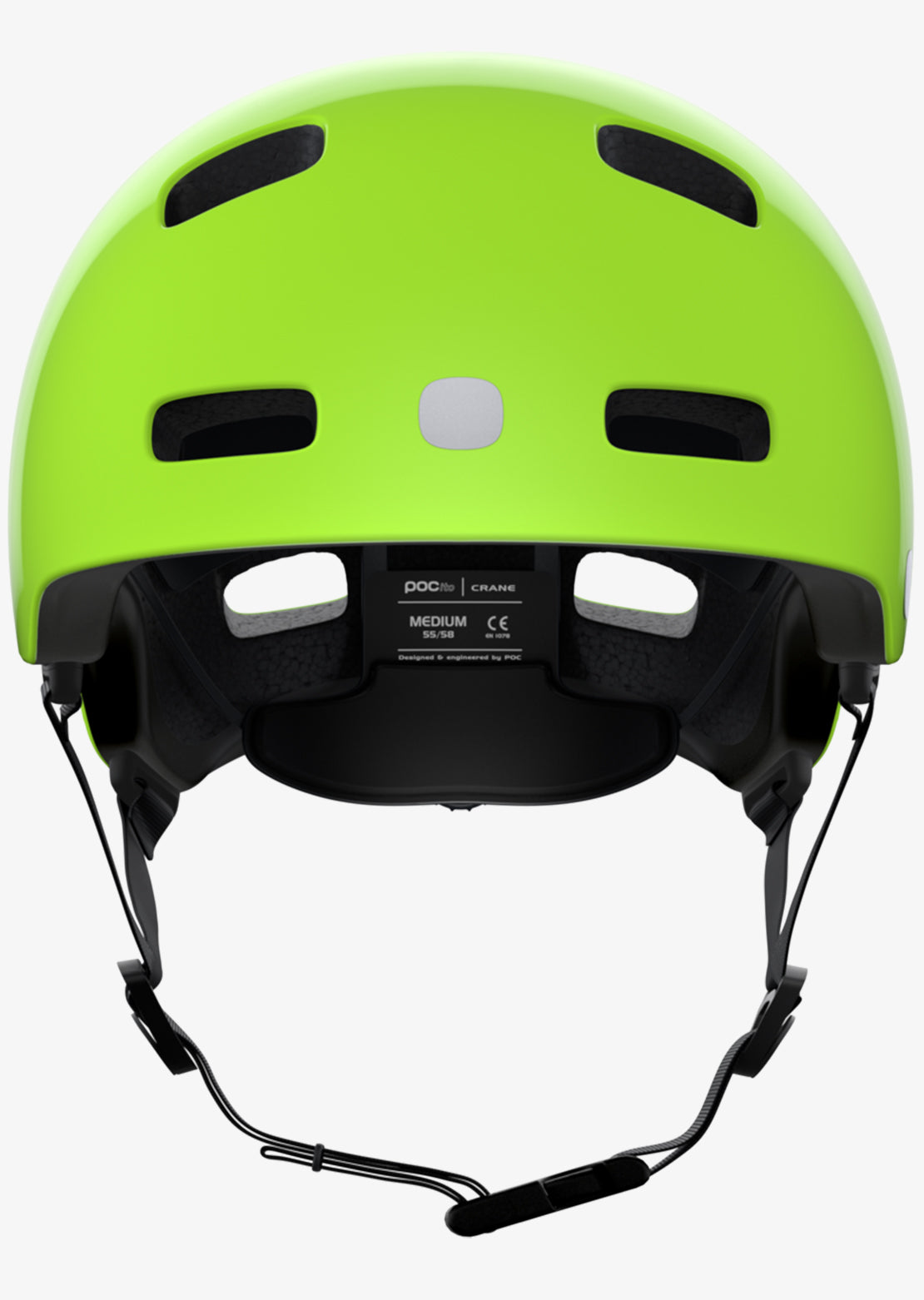 POC Junior Pocito Crane MIPS Mountain Bike Helmet Fluorescent Yellow/Green