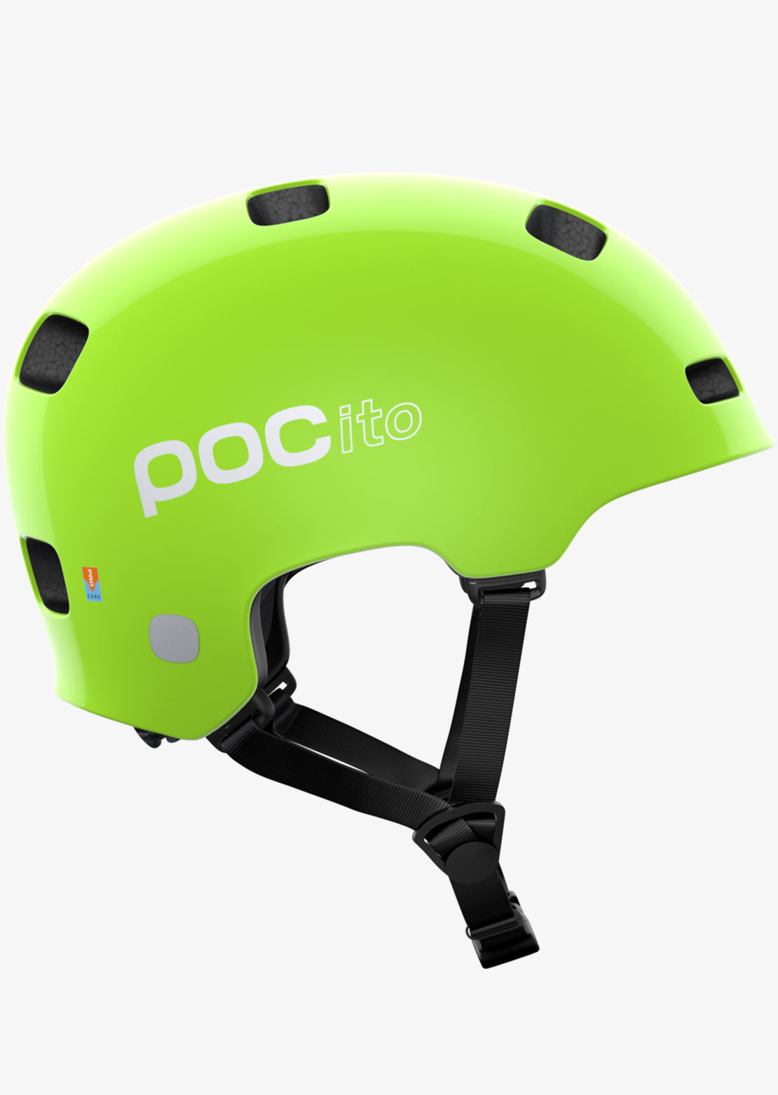POC Junior Pocito Crane MIPS Mountain Bike Helmet Fluorescent Yellow/Green