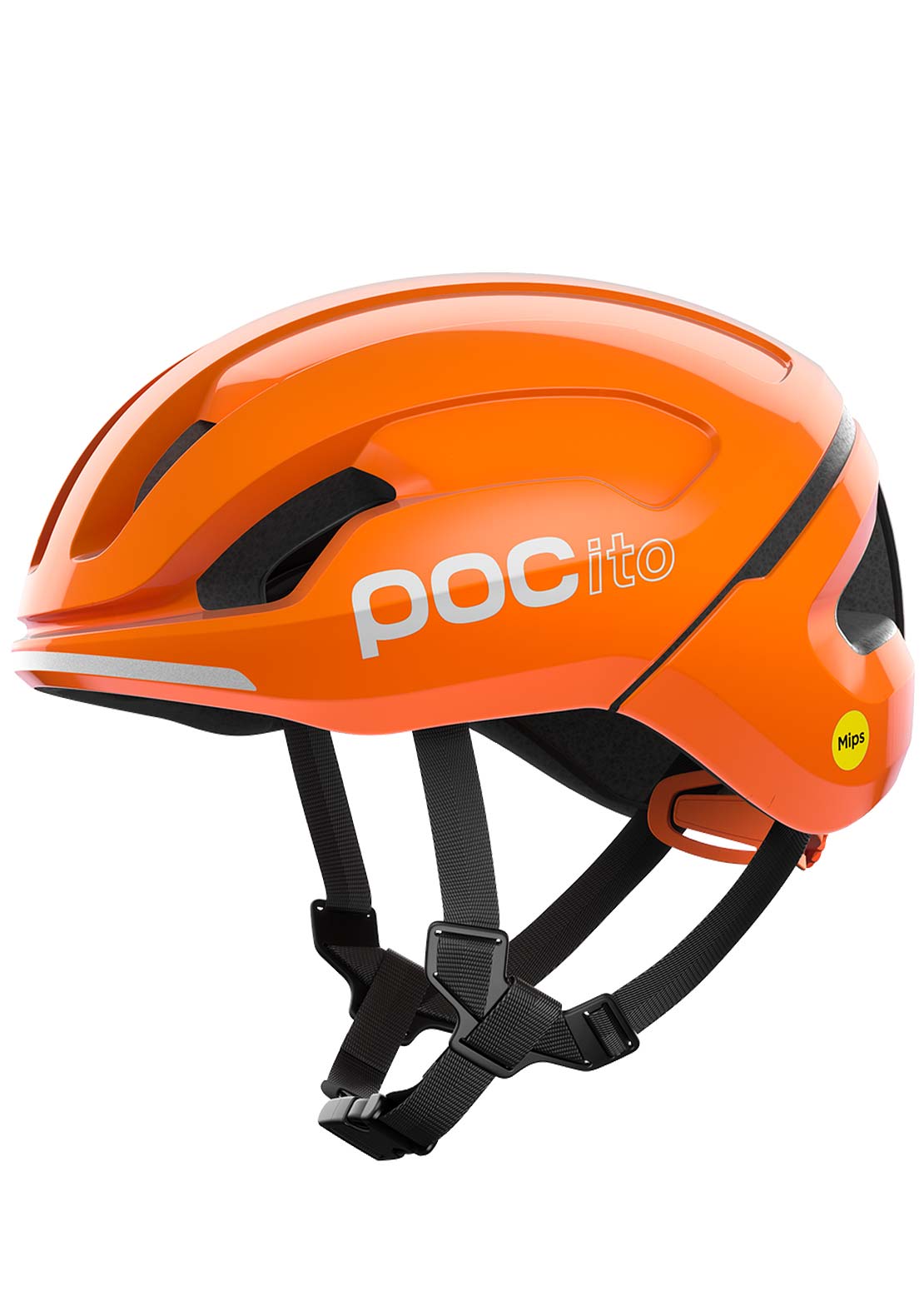 POC Junior Pocito Omne MIPS Mountain Bike Helmet Fluorescent Orange