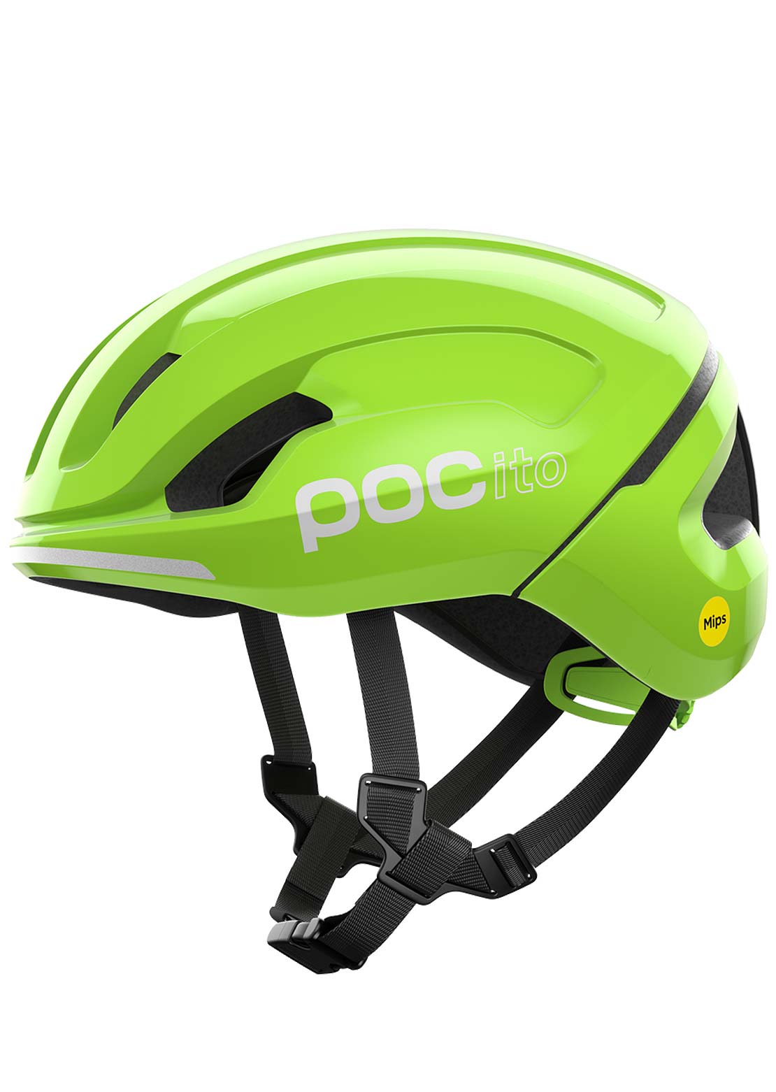 POC Junior Pocito Omne MIPS Mountain Bike Helmet Fluorescent Yellow/Green