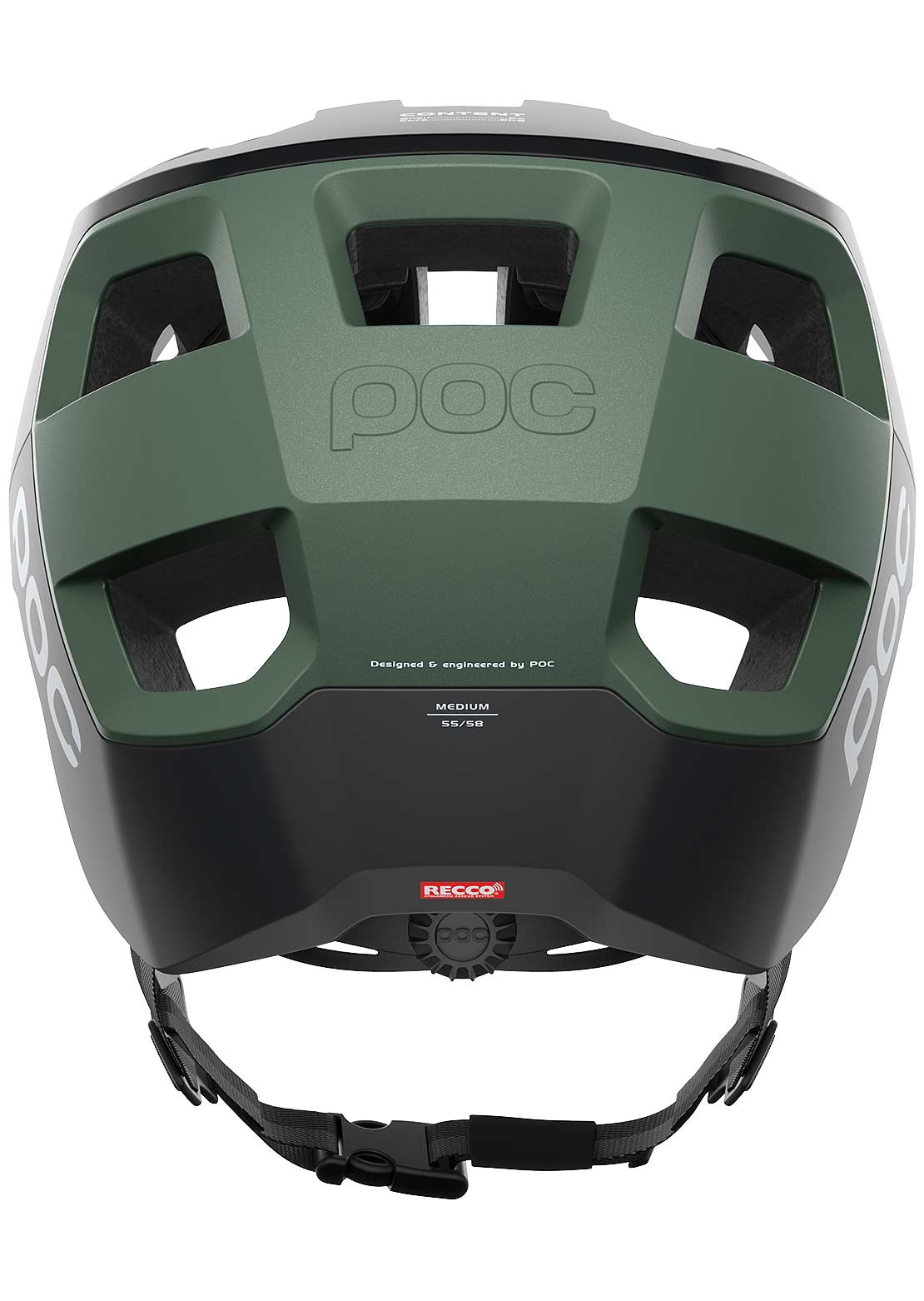 POC Kortal Mountain Bike Helmet Uranium Black/Epidote Green Metallic/Matt