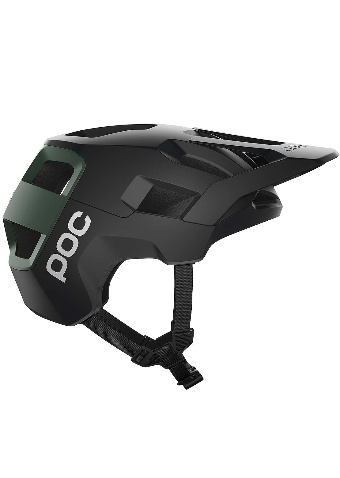POC Kortal Mountain Bike Helmet Uranium Black/Epidote Green Metallic/Matt