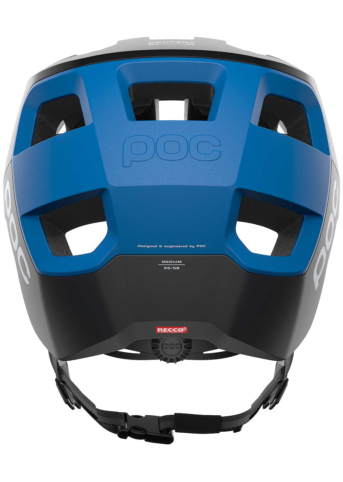 POC Kortal Mountain Bike Helmet Uranium Black/Opal Blue Metallic/Matt