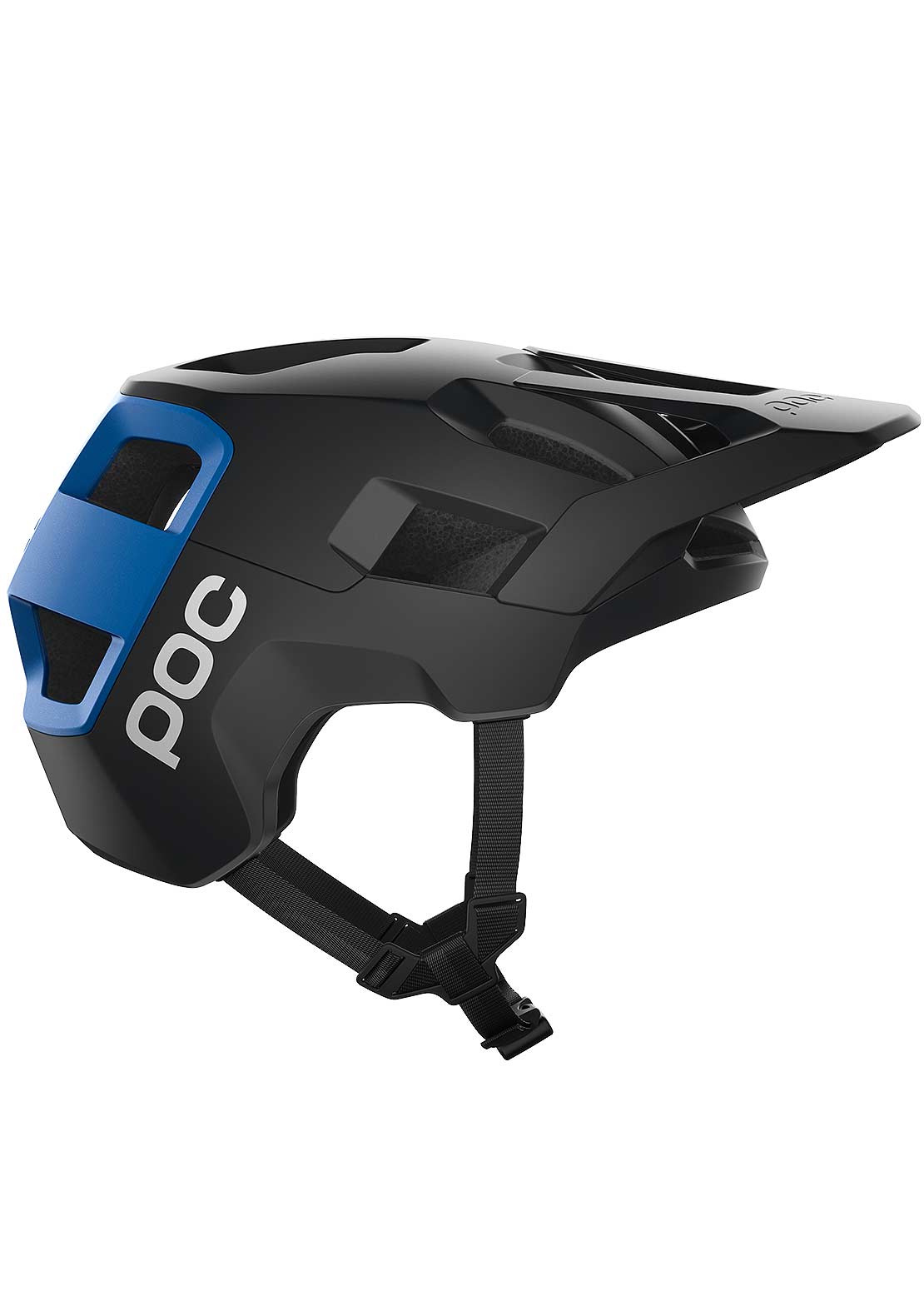 POC Kortal Mountain Bike Helmet Uranium Black/Opal Blue Metallic/Matt