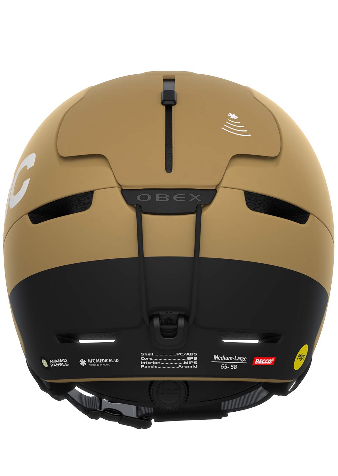 POC Obex BC MIPS Helmet Aragonite Brown Matt