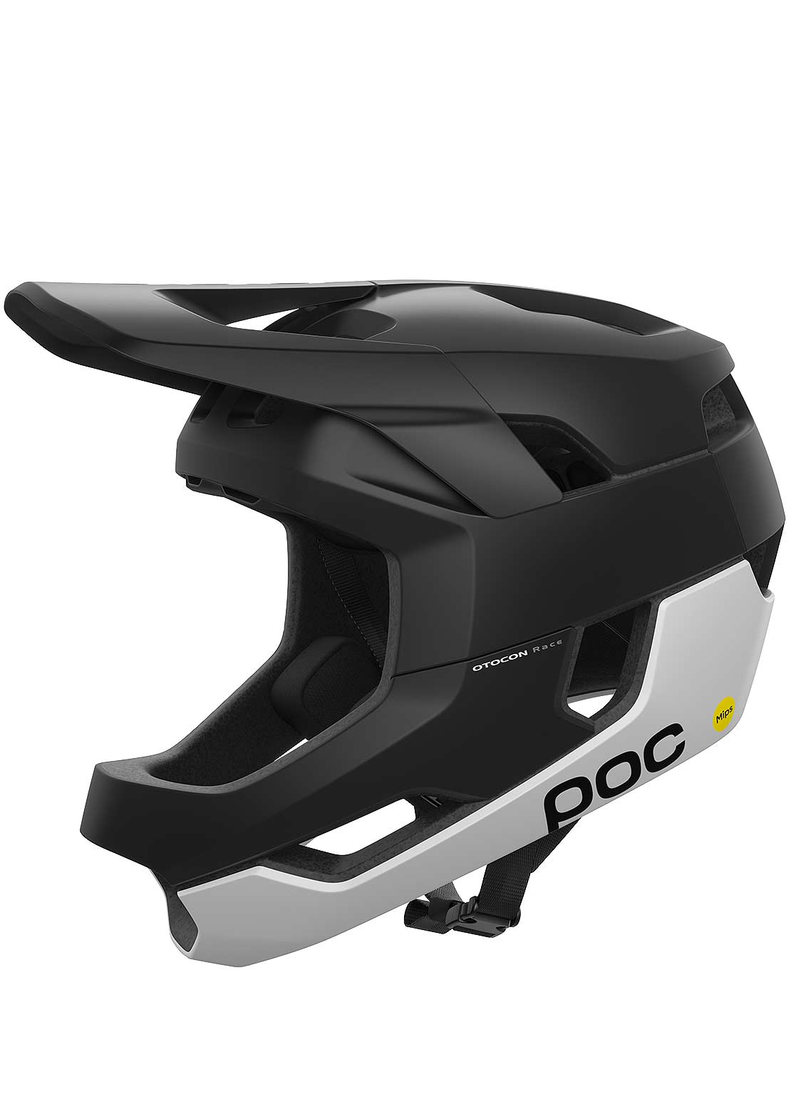POC Otocon Race MIPS Mountain Bike Helmet Uranium Black/Hydrogen White Matt