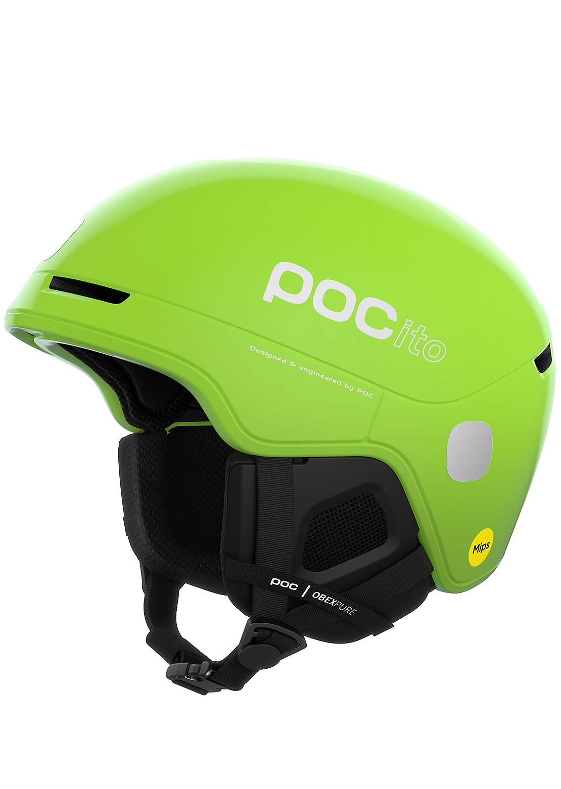 POC Junior Pocito Obex MIPS Helmet Fluorescent Yellow/Green