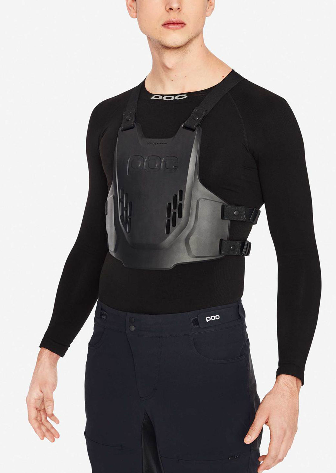 POC VPD System Chest Protection Uranium Black
