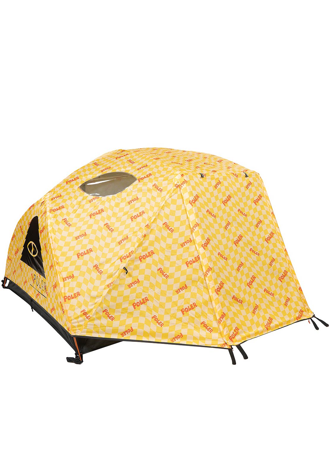 Poler 2 Person Tent Wavy Check Yellow