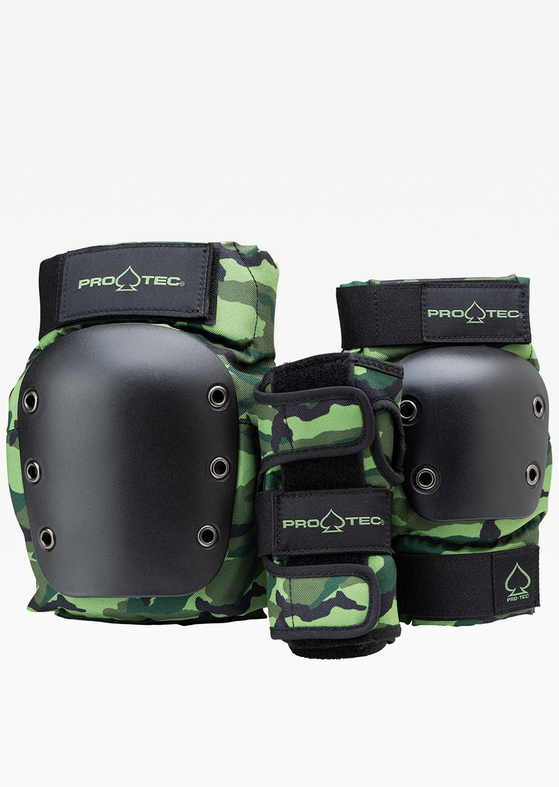 Pro-Tec Junior Street Gear 3 Pack Pads Protection Camo