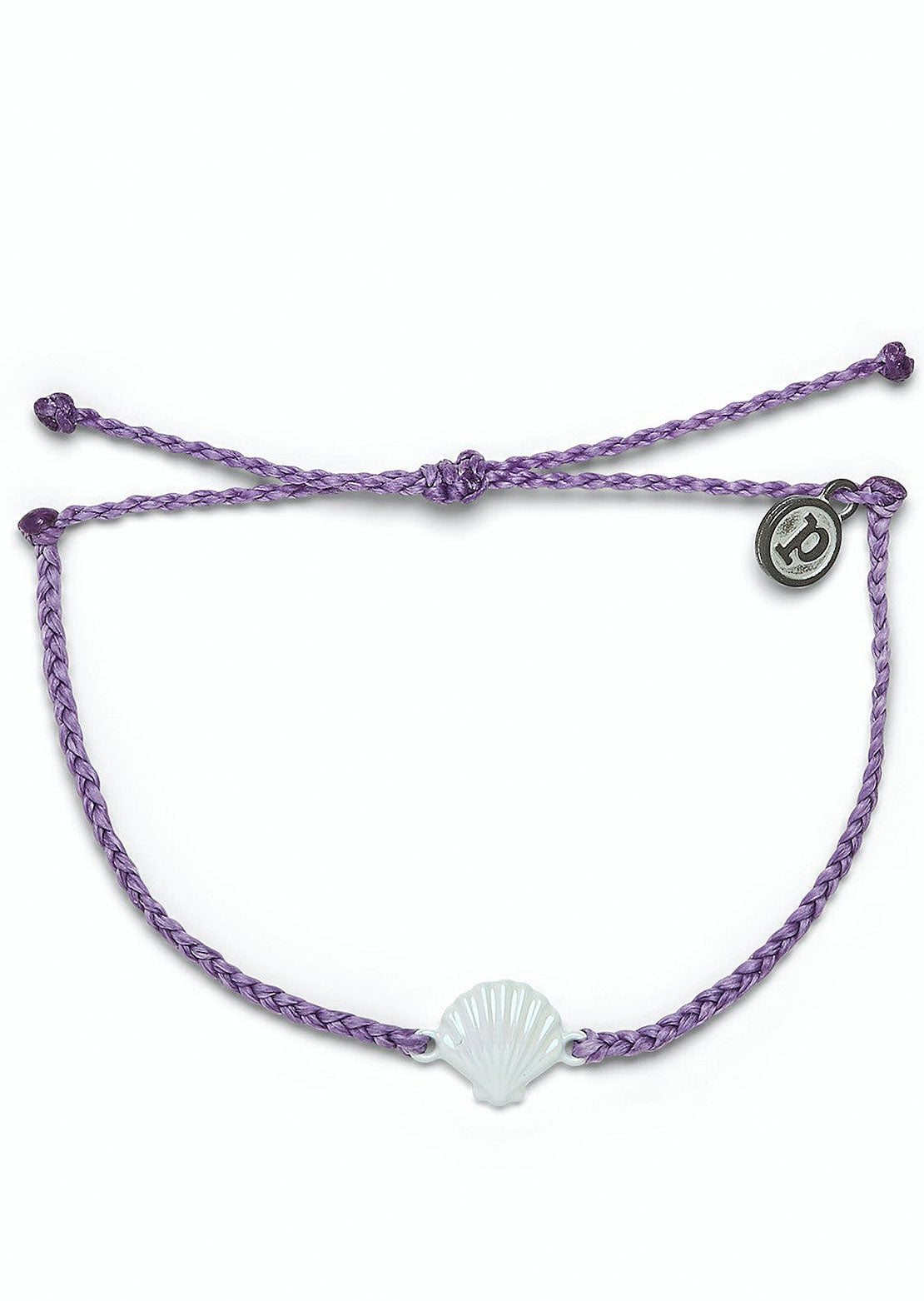 Pura Vida Women&#39;s Iridescent White Shell Bracelet Light Purple