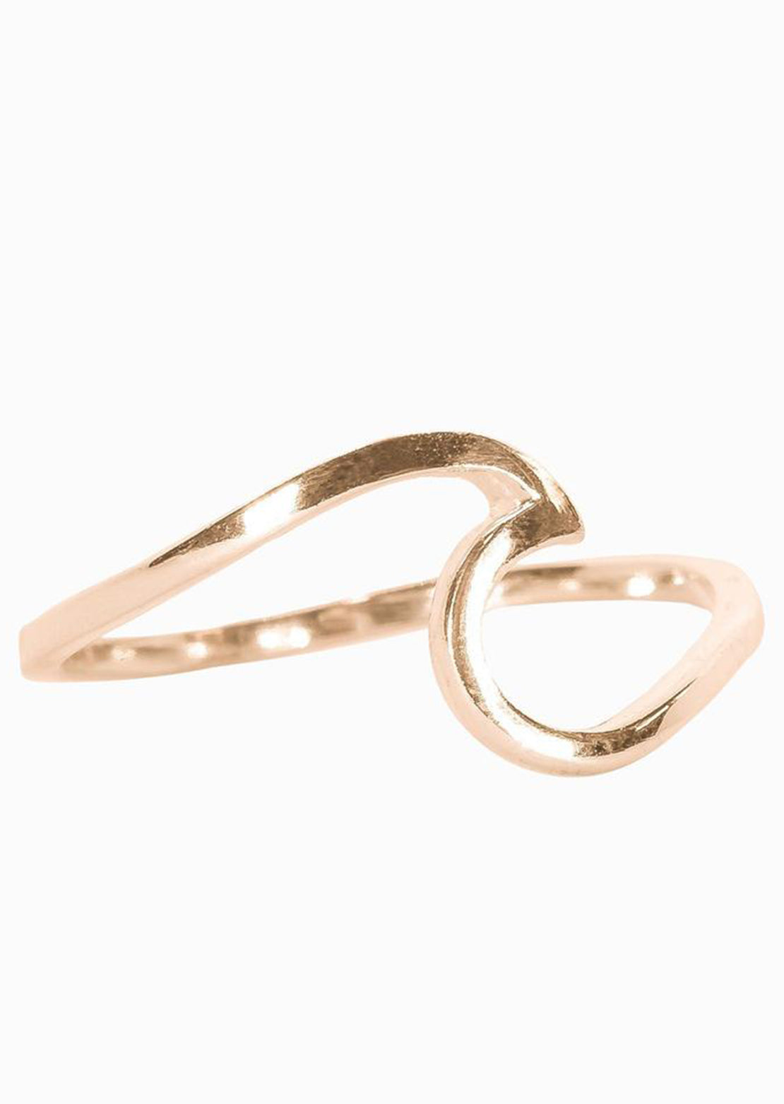Pura Vida Women&#39;s Wave Ring Gold