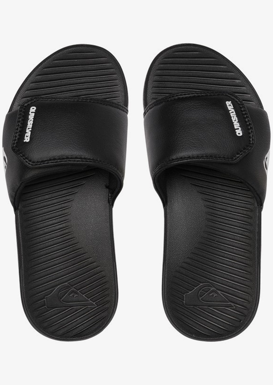 Quiksilver Junior Bright Coast Adjustable Sandals Black/White/Black