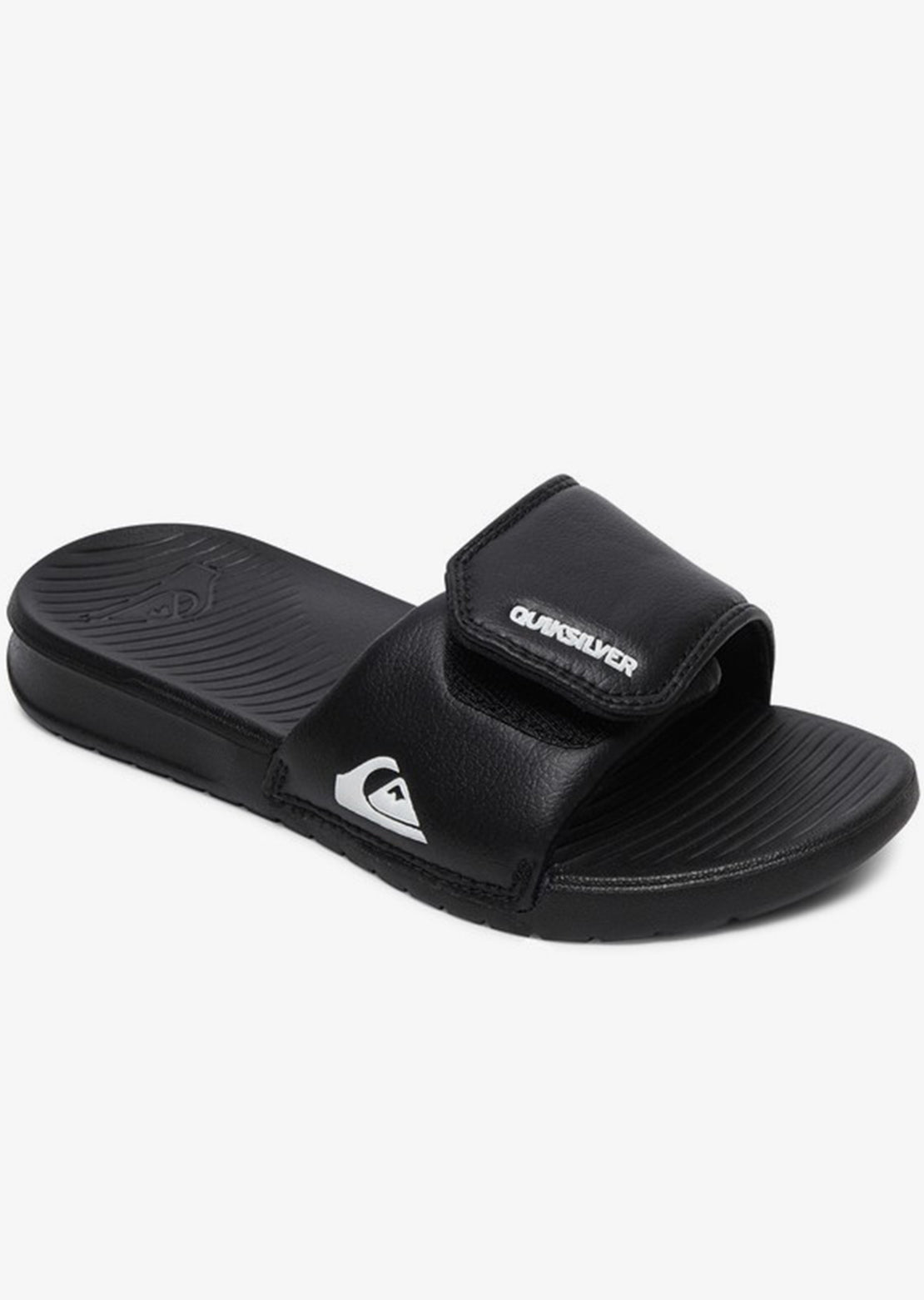 Quiksilver Junior Bright Coast Adjustable Sandals Black/White/Black