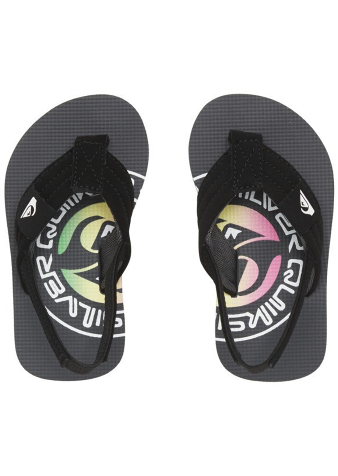 Quiksilver Toddler Molokai Layback Sandals Grey/Green/Grey