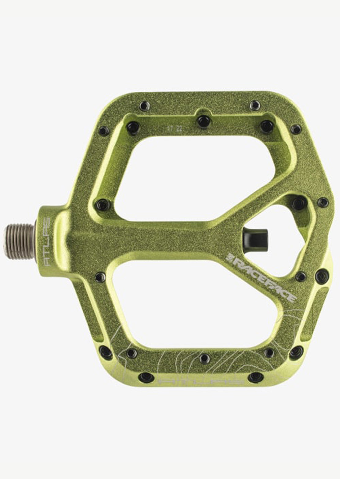 Race Face Atlas Mountain Bike Pedal Green Flat