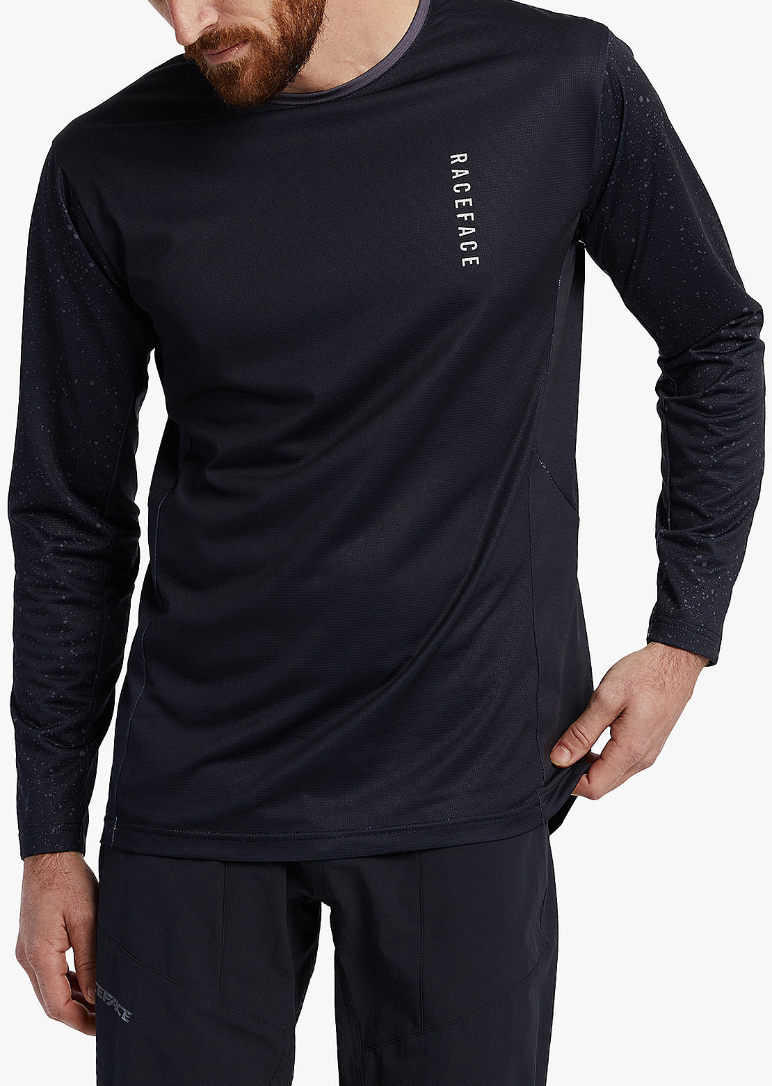 Race Face Men's Indy Long Sleeve Jersey Black